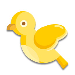 L’oiseau est jaune