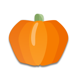 La citrouille est orange