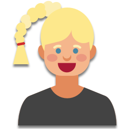 Il/elle a les cheveux blonds