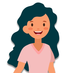 Ma fille a des cheveux bouclés