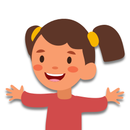 La petite-sœur de Julie a les cheveux bruns