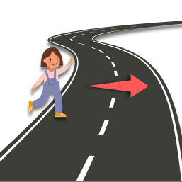 Il/elle traverse la rue