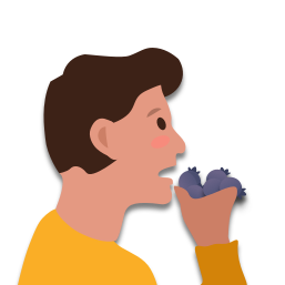 Je mange des bleuets (I)