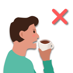 Je n’aime pas boire du café