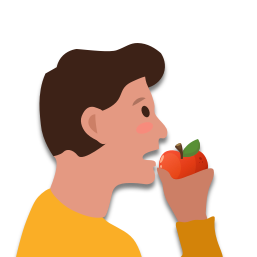 Il mange qqch d’inanimé