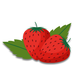Les fraises sont très bonnes